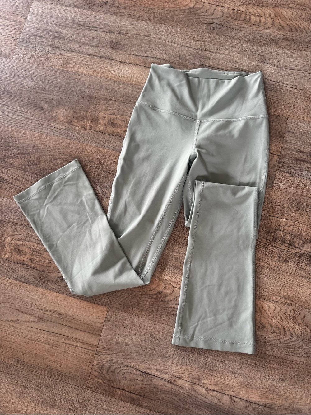 Like New Lululemon High-Rise Flared Pant Light Sage Green Size 6